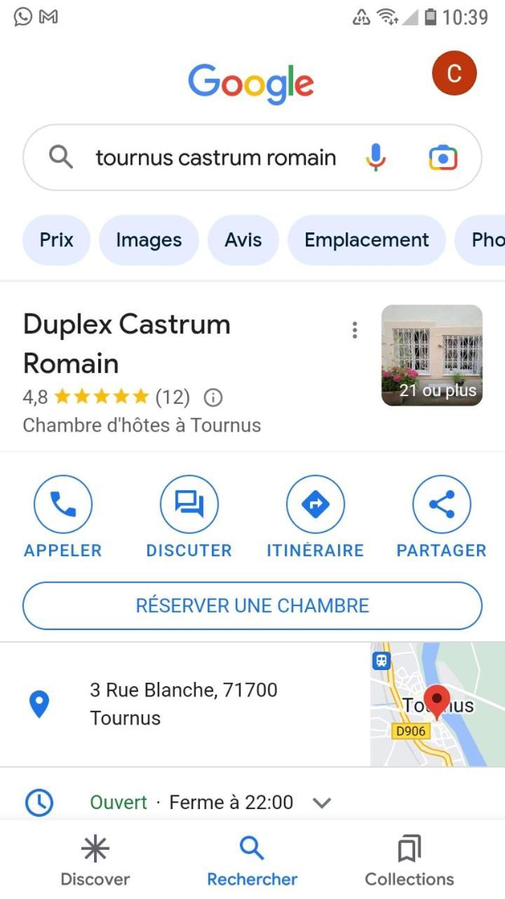 Tournus Castrum Romain - Duplex 54 M2 - 3 Etoiles - Petit Box Velo - 5Mn Autoroute Pokoj fotografie